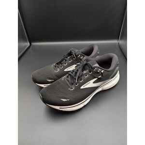 Brooks Ghost 15 Shoes Men's 11.5 D Black White Running Athletic Workout Sneakers